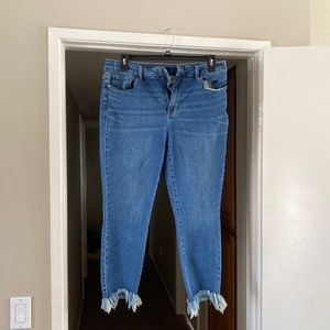 Lightly worn Judy blue jeans
